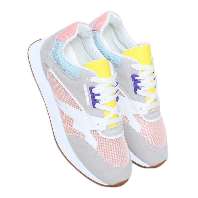 Zapatillas deportivas de mujer multicolor NB372 LT.PINK blanco azul rosado gris amarillo Zapatillas deportivas de mujer multicolor NB372 LT.PINK blanco azul rosado gris amarillo