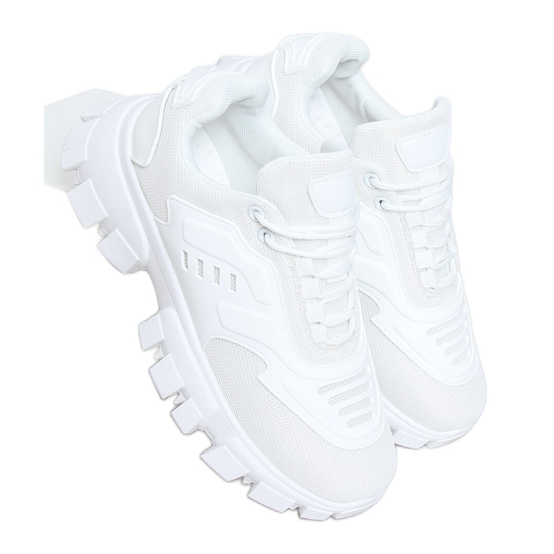 Blanco LA155P Zapatillas deportivas blancas Blanco LA155P Zapatillas deportivas blancas
