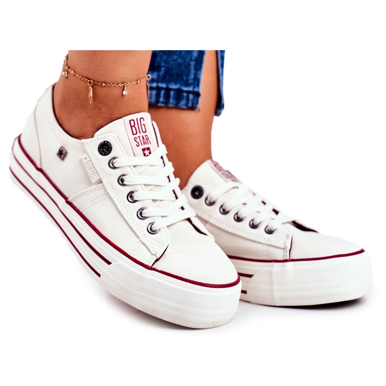 Zapatillas de Mujer Big Star White GG274140 blanco