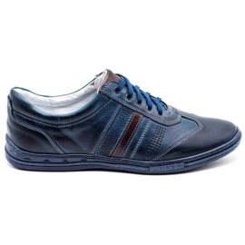 Joker Zapato piel hombre 521 azul marino