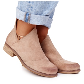 PS1 Botas De Mujer Con Recortes Beige Hillary marrón PS1 Botas De Mujer Con Recortes Beige Hillary marrón