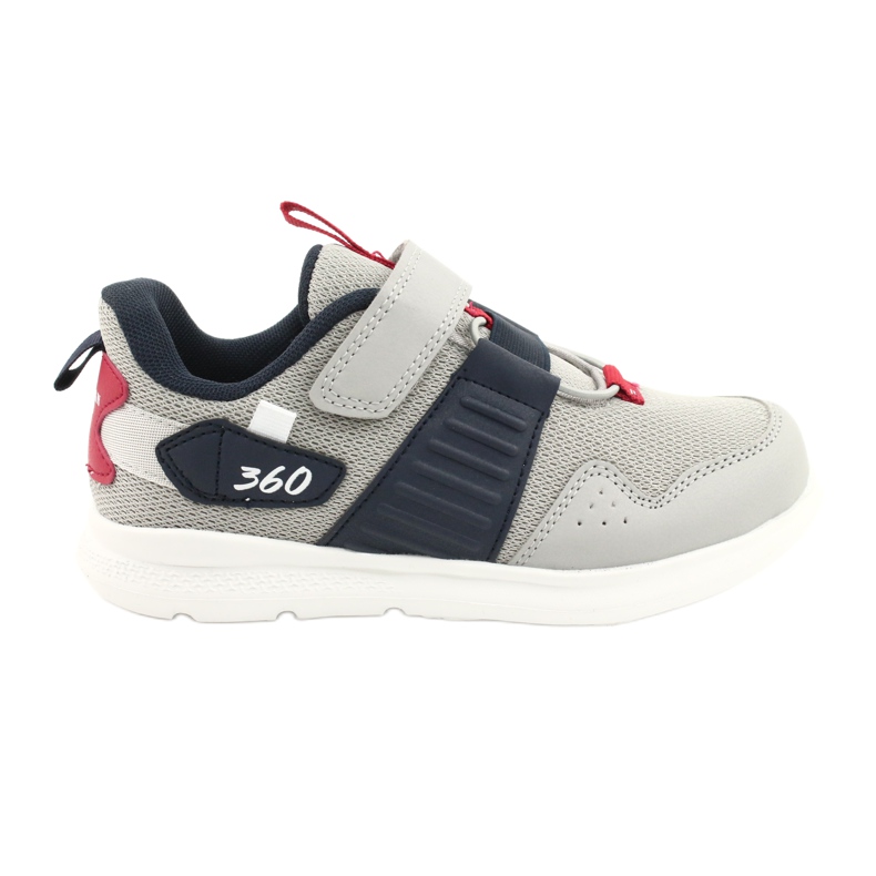 Zapatillas deportivas American Club AA06 plantilla piel gris