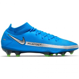 Calzado de fútbol Nike Phantom Gt Elite Dynamic Fit Fg M CW6589 400 azul azul
