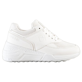 SHELOVET Zapatillas Casual Blancas blanco