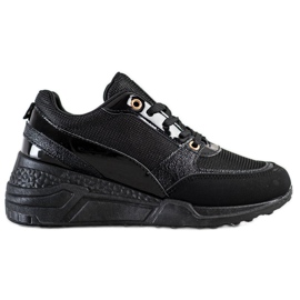 SHELOVET Zapatillas clásicas negras negro