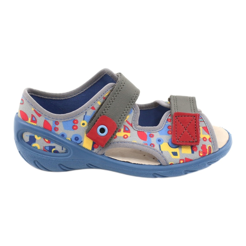 Calzado infantil befado pu 065P162 azul gris multicolor