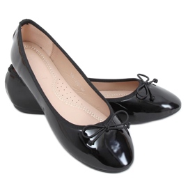Bailarinas lacadas en negro 1JB-18181 Negro