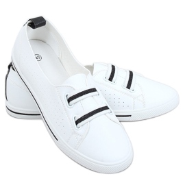 Zapatillas de mujer blancas 6284 Black blanco negro Zapatillas de mujer blancas 6284 Black blanco negro