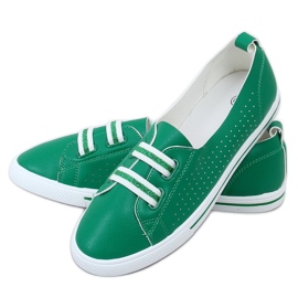 Zapatillas de mujer verde 6283 Verde