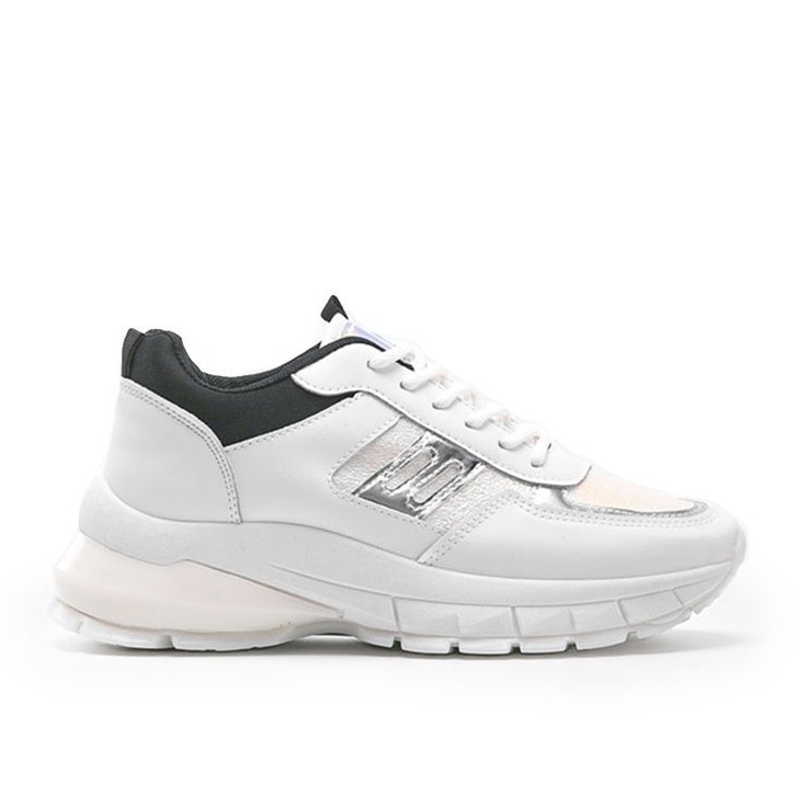 Zapatillas Dana en blanco y negro