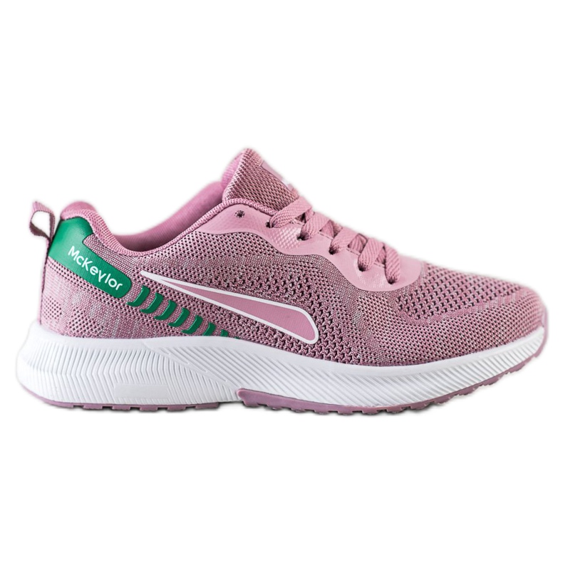 Mckeylor Calzado deportivo con cordones rosado verde Mckeylor Calzado deportivo con cordones rosado verde
