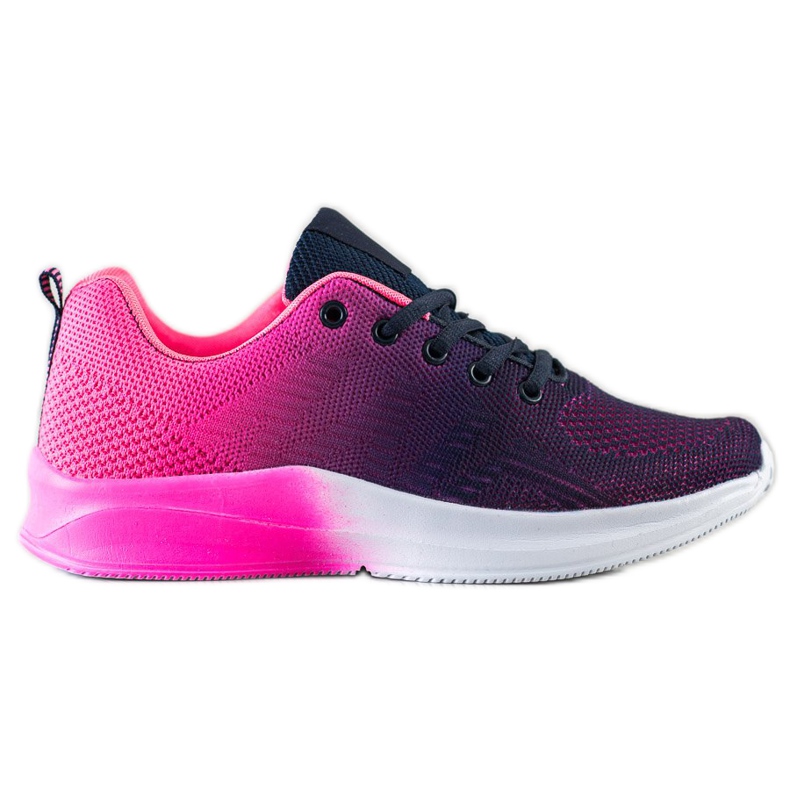 Bona Zapatillas con efecto Ombre violeta azul marino rosado