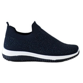 Renda Zapatillas sin cordones para la primavera azul marino Renda Zapatillas sin cordones para la primavera azul marino