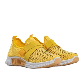 Zapatillas deportivas sin cordones Akira amarillas amarillo