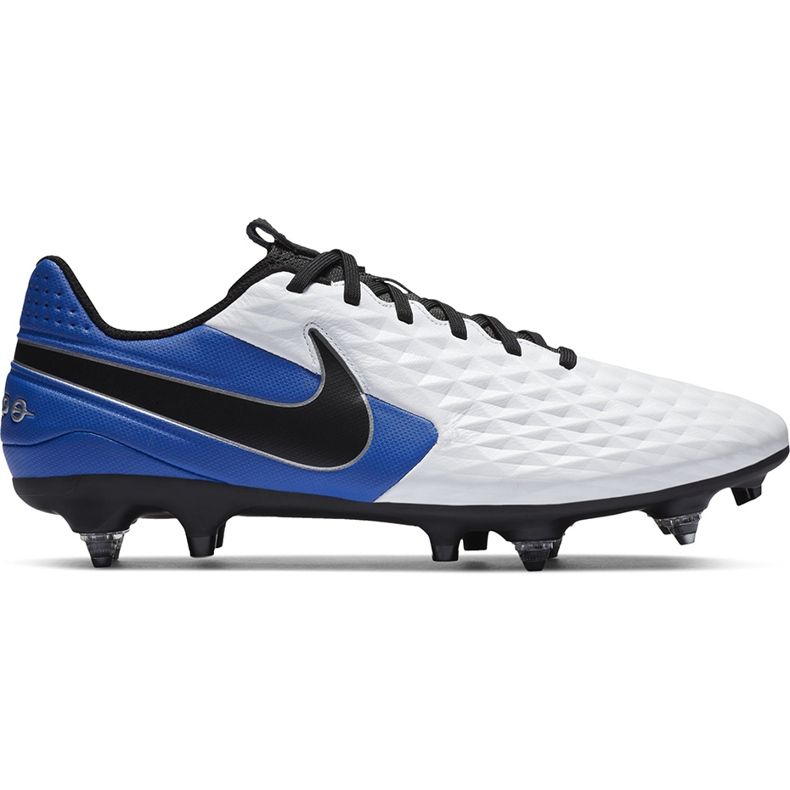 Calzado de fútbol Nike Tiempo Legend 8 Academy Sg Pro Ac AT6014 104 azul blanco