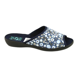 Zapatillas de flores Adanex Tęg. G1 / 2 marina azul Zapatillas de flores Adanex Tęg. G1 / 2 marina azul