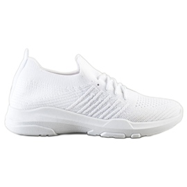SHELOVET Zapatos deportivos blancos cómodos
