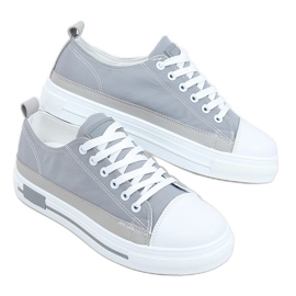 Zapatillas de mujer grises LA173P Gris