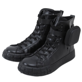 Black VL142 Zapatillas negras con bolsita negro Black VL142 Zapatillas negras con bolsita negro