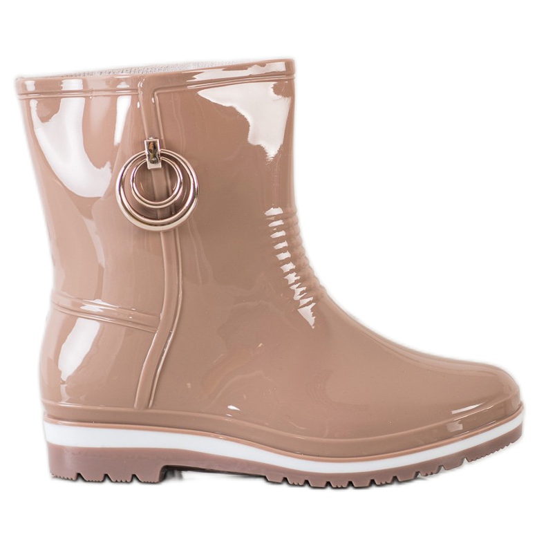 Bona Chanclos con adorno dorado beige