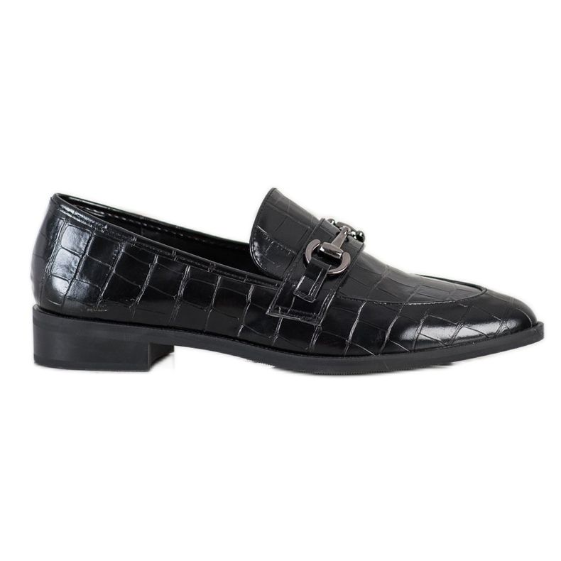 S. BARSKI Mocasines elegantes en Spitz negro