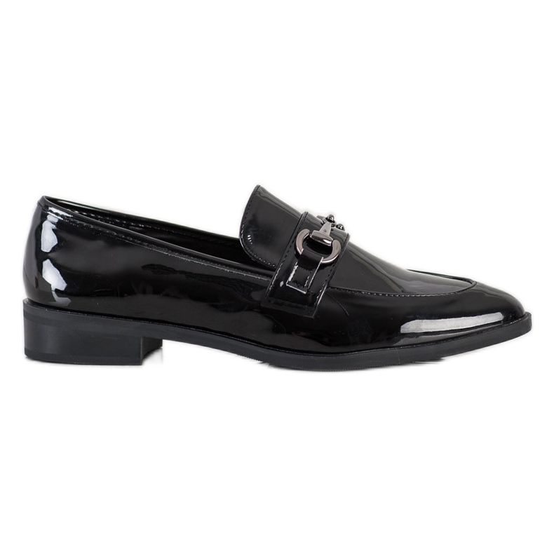 S. BARSKI Mocasines elegantes en Spitz negro