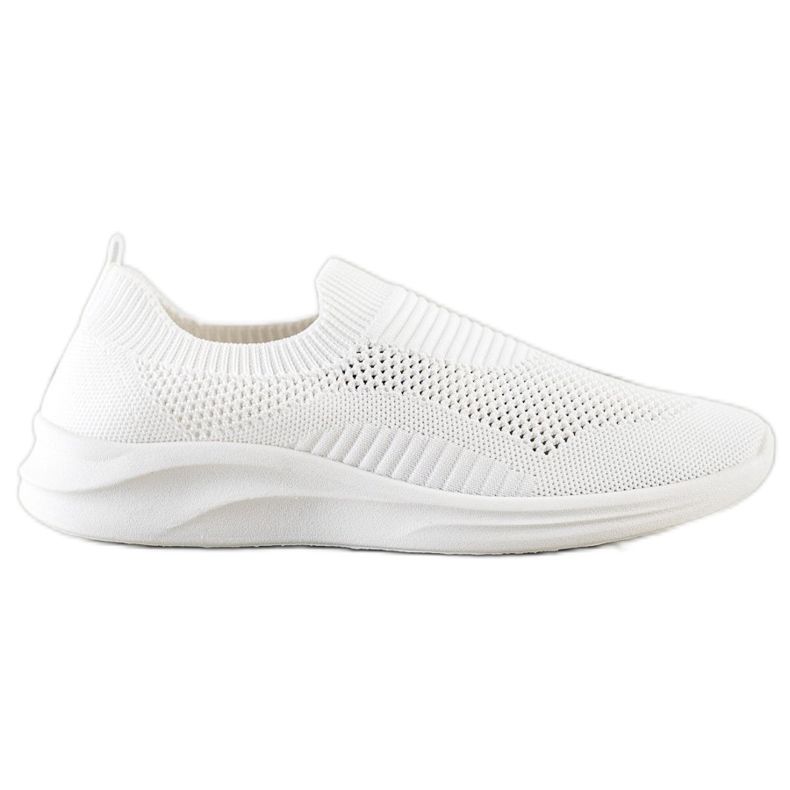 Ideal Shoes Slipons Deportivos Blancos