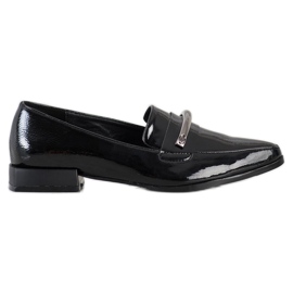 S. BARSKI Mocasines Lacados En Spitz negro S. BARSKI Mocasines Lacados En Spitz negro