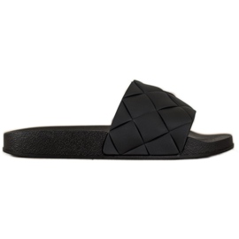 Seastar Zapatillas de goma cómodas negro