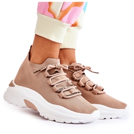 Calcetines Deportivos Mujer Beige KeSports