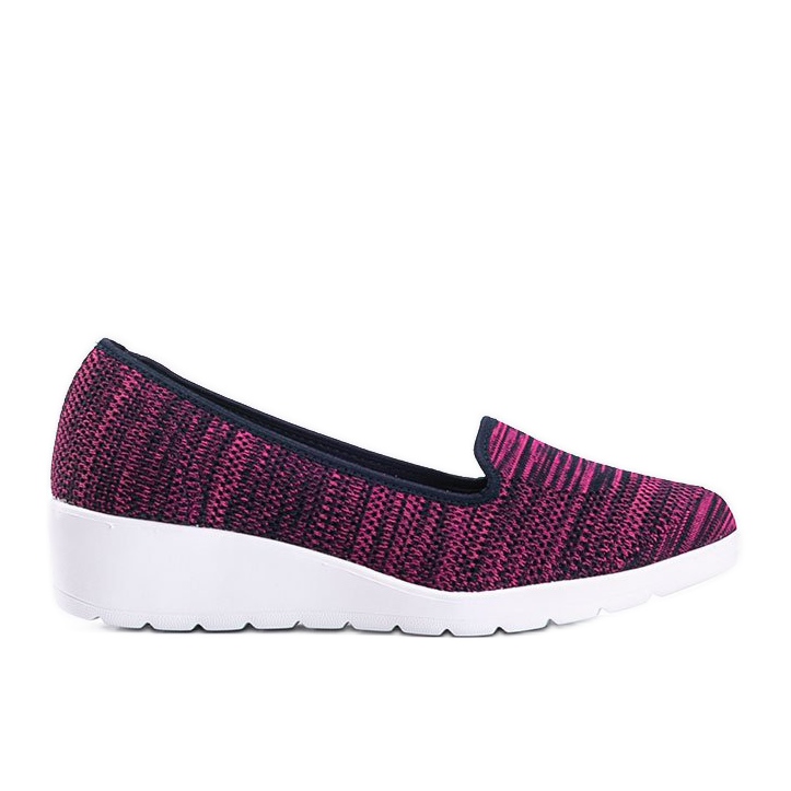 Bailarinas rosas en la cuña Emerson azul marino rosado Bailarinas rosas en la cuña Emerson azul marino rosado