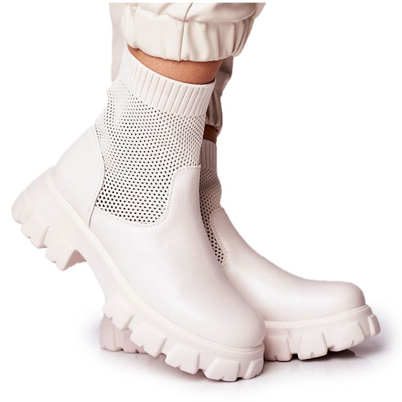 Calcetines de mujer Botas Workers White Stormy blanco Calcetines de mujer Botas Workers White Stormy blanco