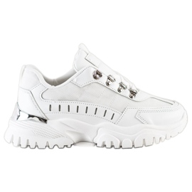 SHELOVET Zapatillas blancas blanco