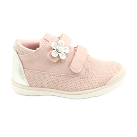 American Club Zapatillas Sport Con Velcro GC06 / 21 Rosa-Plata