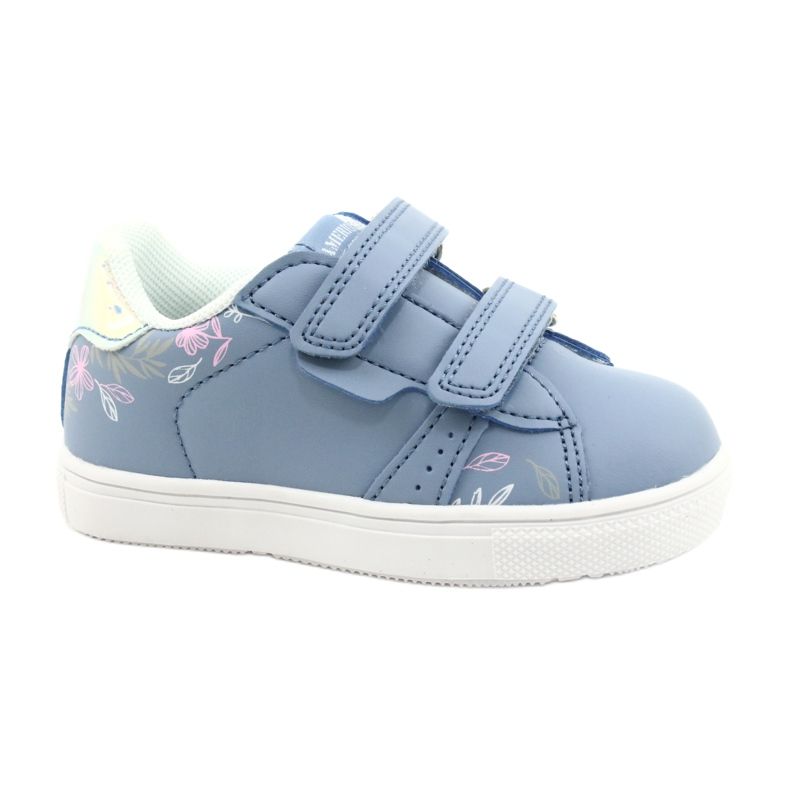 American Club Zapato velcro ES22 / 21 azul plata