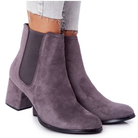 PJ1 Botas de abrigo de mujer Jodhpur boots Grey Juliette gris