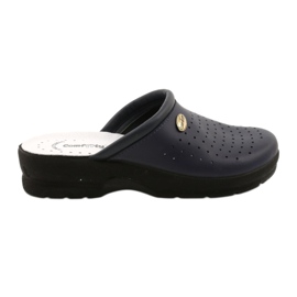 Zapatillas Piel Comfooty Alessia Azul Marino