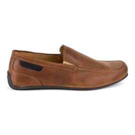 Polbut Mocasines hombre piel 2105 camel marrón