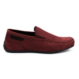 Polbut Mocasines hombre piel 2105 burdeos rojo