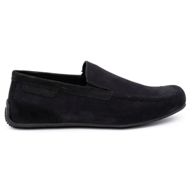Polbut Mocasines hombre piel 2105 negro nubuck