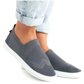 Zapatillas de mujer Slip-on Big Star FF274A607 Gris Zapatillas de mujer Slip-on Big Star FF274A607 Gris