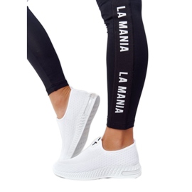 PS1 Zapatos deportivos para mujer Slip-on White Be Stretchy blanco