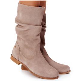 Botas Mujer Ante Maciejka 05057-04 Beige marrón