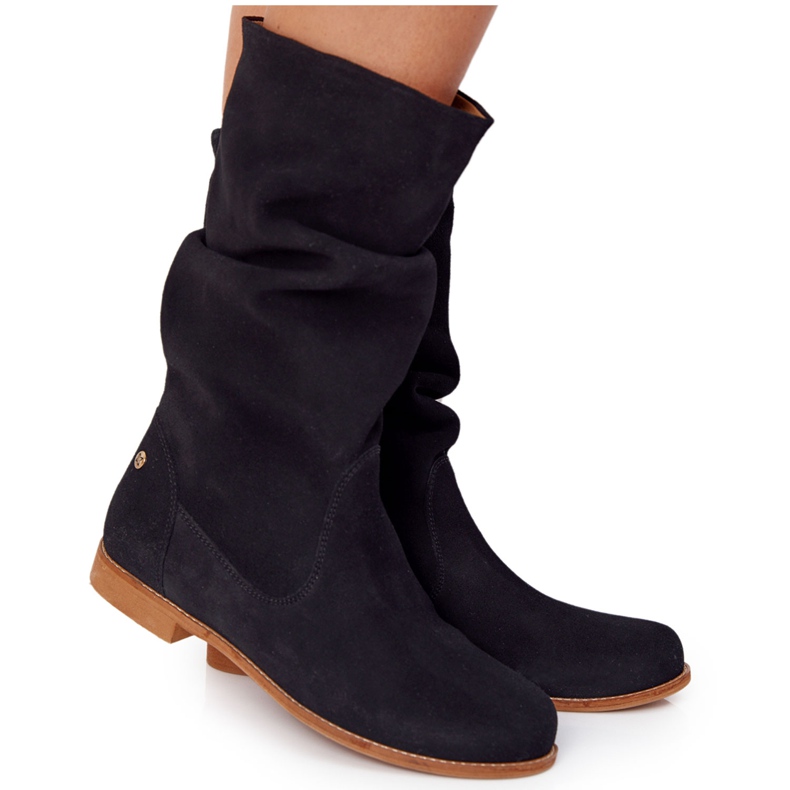 Botas altas de ante mujer Maciejka 05057-01 Negro Botas altas de ante mujer Maciejka 05057-01 Negro
