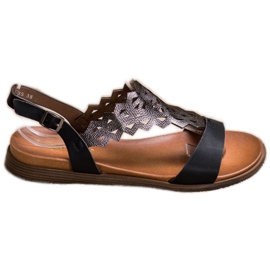 Sandalias Sergio Leone de moda negro