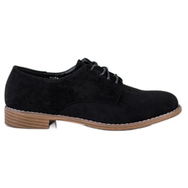 Seastar Zapatos con cordones de ante negro Seastar Zapatos con cordones de ante negro