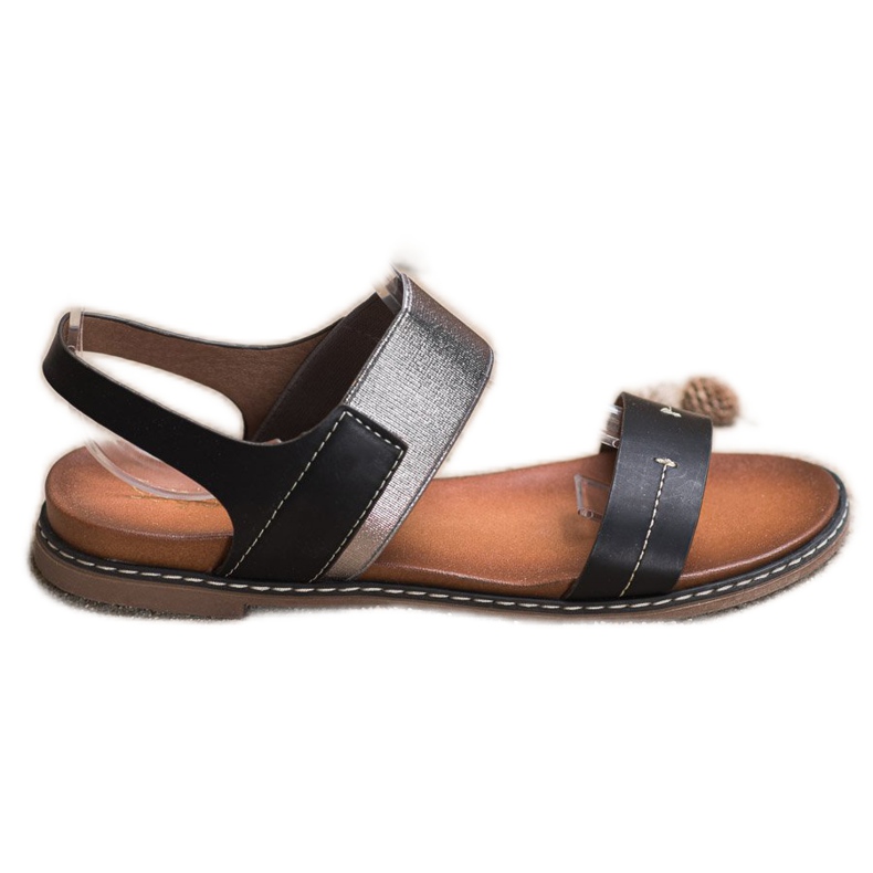 Sandalias sin cordones Sergio Leone negro