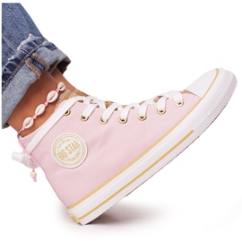 Zapatillas altas para mujer Big Star HH274447 Rosa Zapatillas altas para mujer Big Star HH274447 Rosa