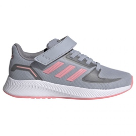 Zapatillas adidas Runfalcon 2.0 C Jr FZ0111 rosa gris
