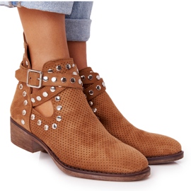 PS1 Bota calada con jets Camel Dakota marrón